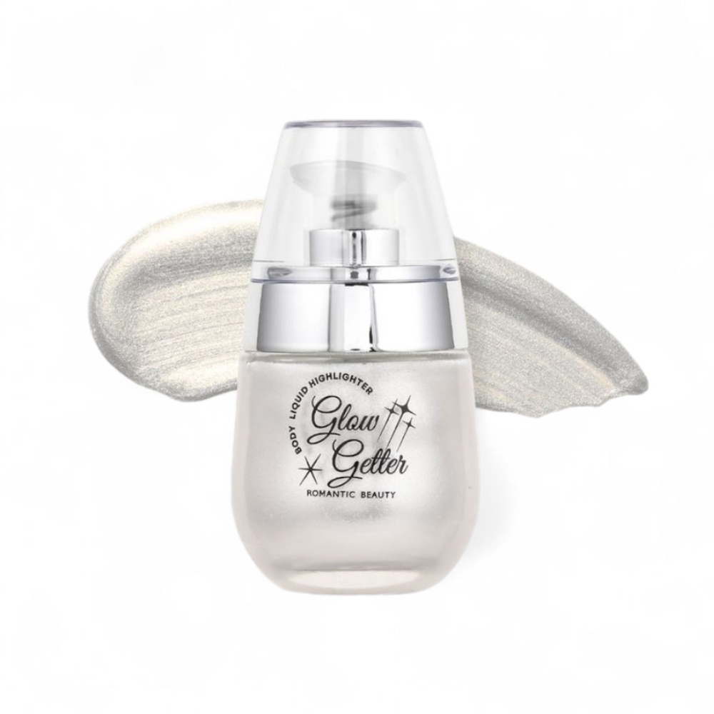 Silver Glow Getter Body Liquid Highlighter - Romantic Beauty